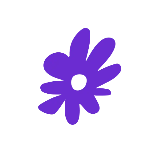 Icono de flor para pagina de la tienda de zapatos para niños mimor